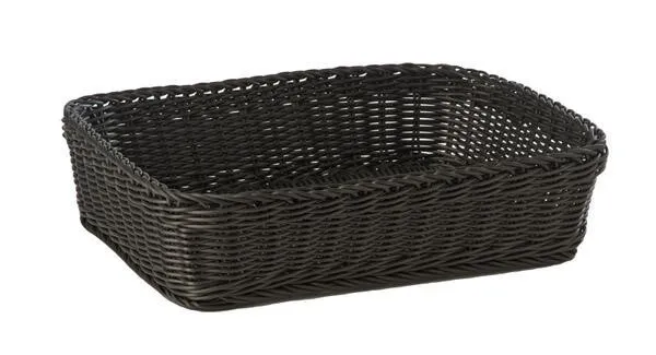 Acquista il Cesto Rettangolare APS 40x30 Nero — Tirolix