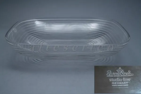 große Salatschale bzw. Servierschale - Rosenthal Form unbekannt Rillendekor