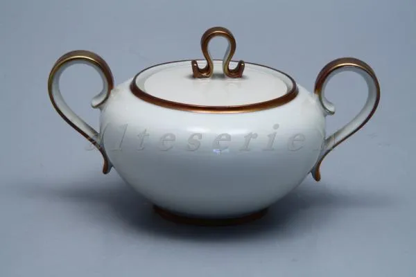 Zuckerdose - Krautheim Berolina Goldrand 5 mm 9380