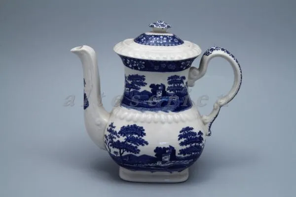 Mokkakanne groß - Spode Copeland Blue Tower