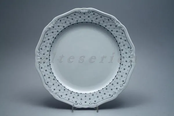 Speiseteller - Eschenbach La Reine - Form 800 blaue Punkte