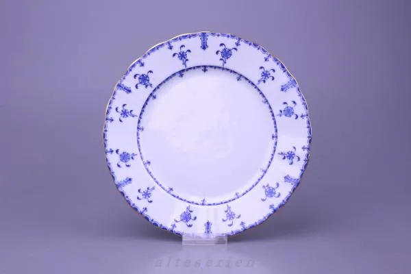 Kuchenteller - Fürstenberg Germania 618 20084 Blauer Blumenrand