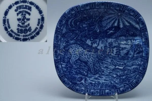 Weihnachtsteller von 1984 - Rörstrand Julen