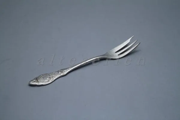 Kuchengabel - Wilkens 90iger Silberauflage Ostfriesland