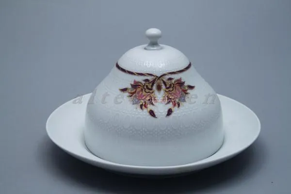 Butterdose rund - Rosenthal Romanze Orchidee