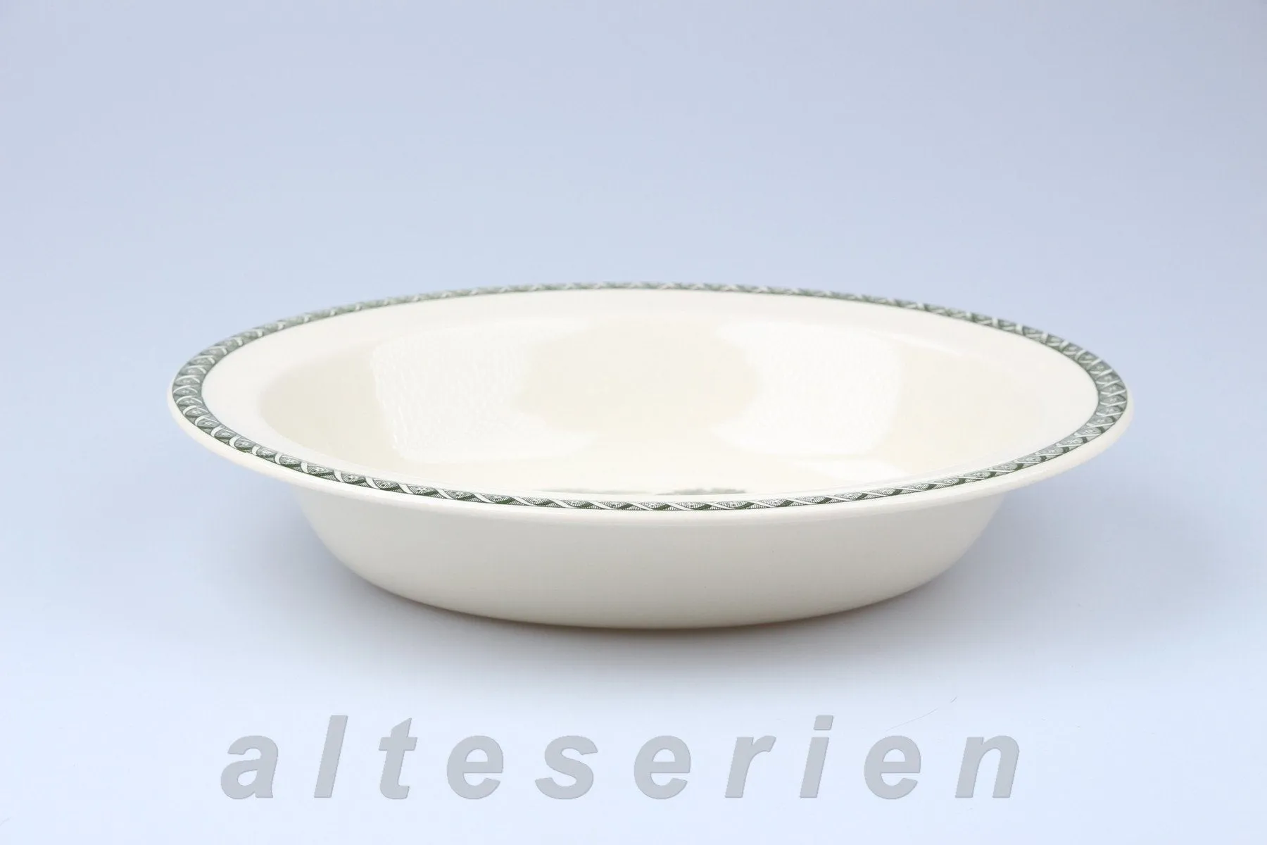 Brotkorb Schale oval - Wedgwood Lugano grün