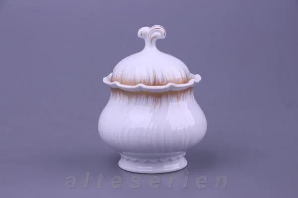 Zuckerdose - Royal Tettau Form Venus Gold geflammt 2528