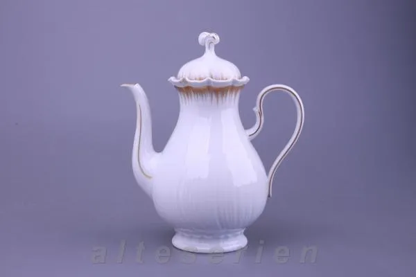 Kaffeekanne - Royal Tettau Form Venus Gold geflammt 2528