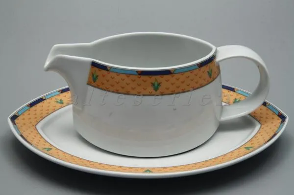 2-teilige Sauciere mit Teller - Thomas York Kronos