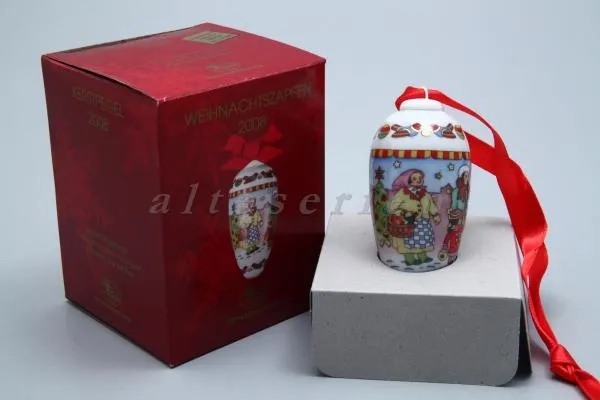 Weihnachtszapfen 2008 - Weihnachtsmarkt - Hutschenreuther Weihnachtsartikel Weihnachtszapfen mit OVP