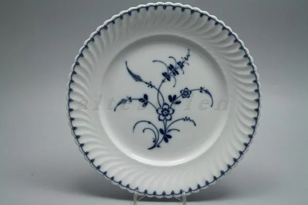 Speiseteller - Kaiser Marie Antoinette Indisch blau - Echt Kobalt