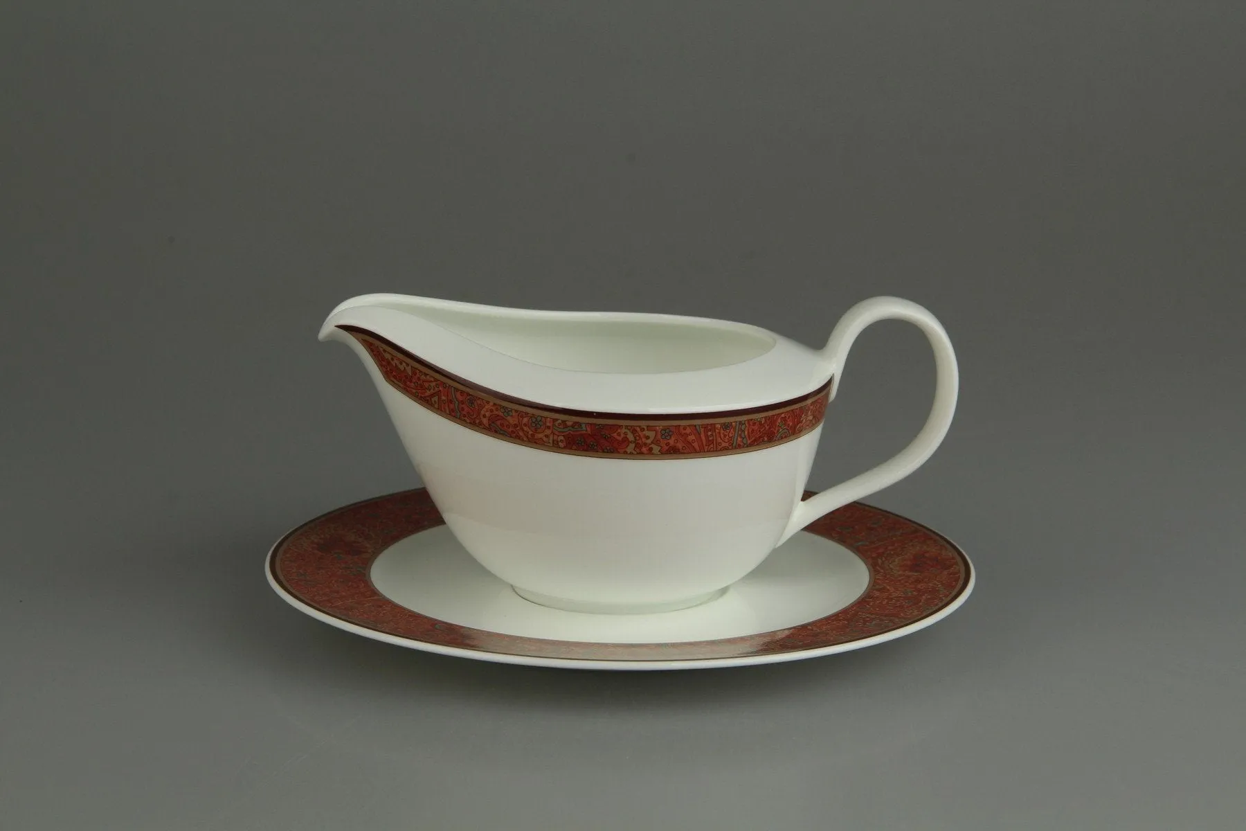 2-teilige Sauciere mit Teller - Hutschenreuther Galleria Leonard Paris Medina