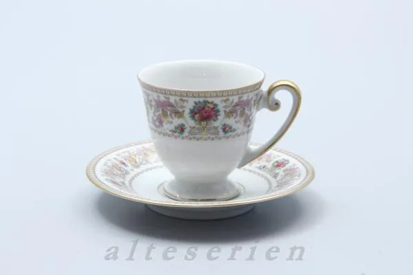 Mokkatasse mit Untere - Tirschenreuth Trianon Sommertraum