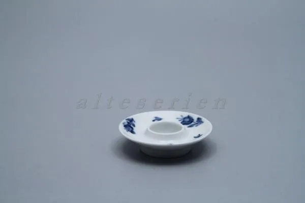 kleiner Kerzenleuchter - Royal Copenhagen Blaue Blume glatt I. Wahl