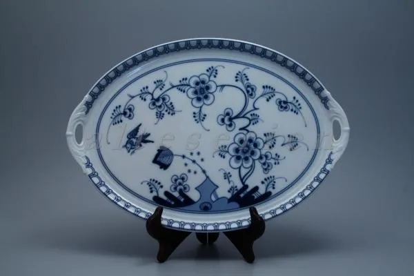 großes Serviertablett - Fürstenberg Alt Fürstenberg Fels und Vogel