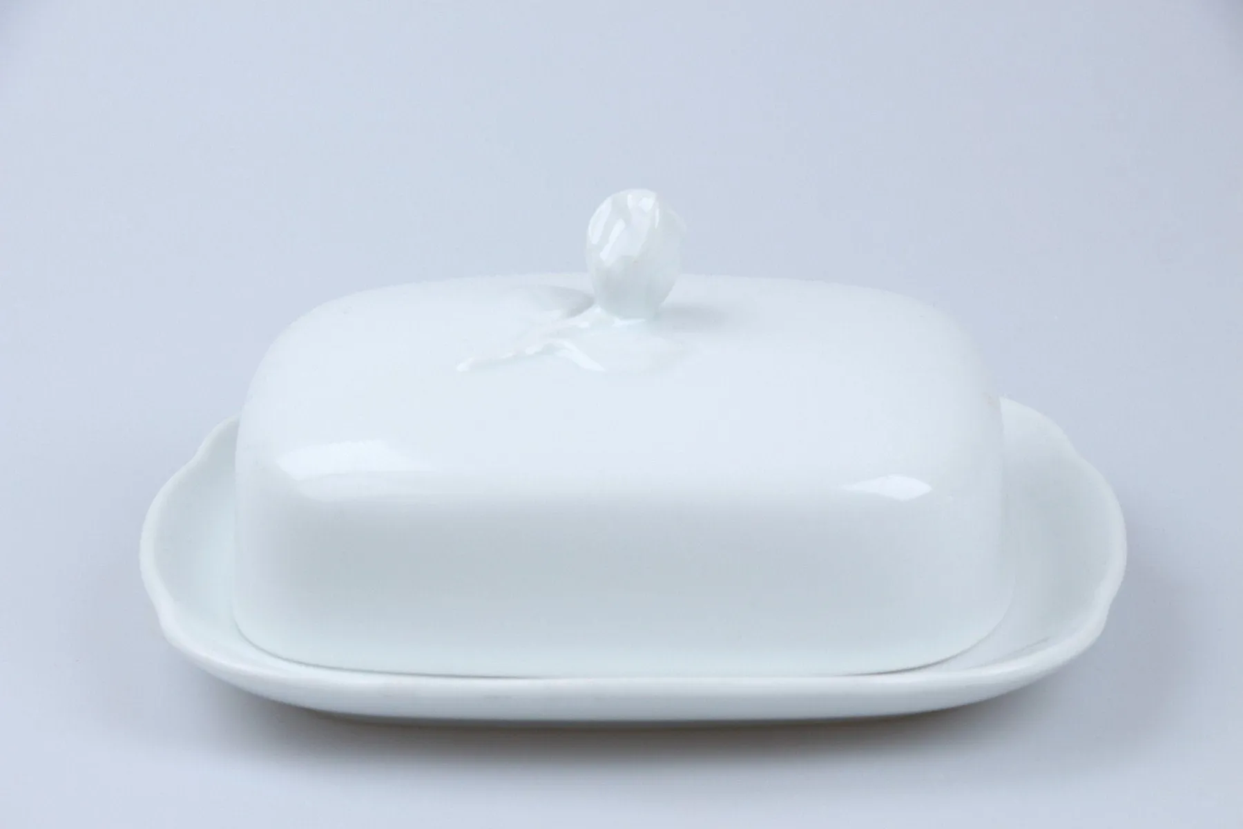 Butterdose eckige - Hutschenreuther Maria Theresia Weiß