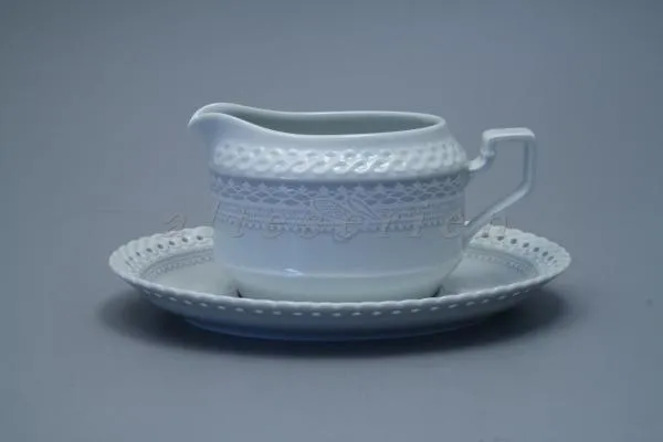 2-teilige Sauciere mit Teller - Hutschenreuther Comtesse Duchesse