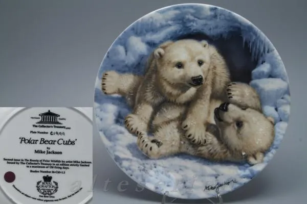 Dekorationsteller - Bradex - englische The Beauty of Polar Wildlife