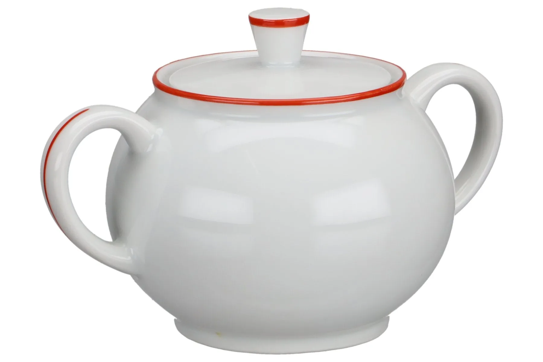 Zuckerdose - Arzberg Form 1382 Roter Rand