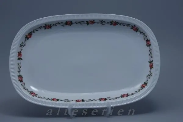 Fleischplatte mittelgroß - Arzberg Form 2075 Rosenkante