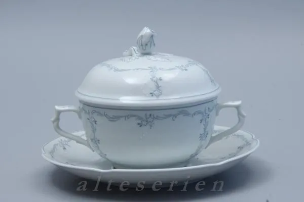 Suppentasse 3tlg. mit Untere und Deckel - Kaiser Dubarry Midinette