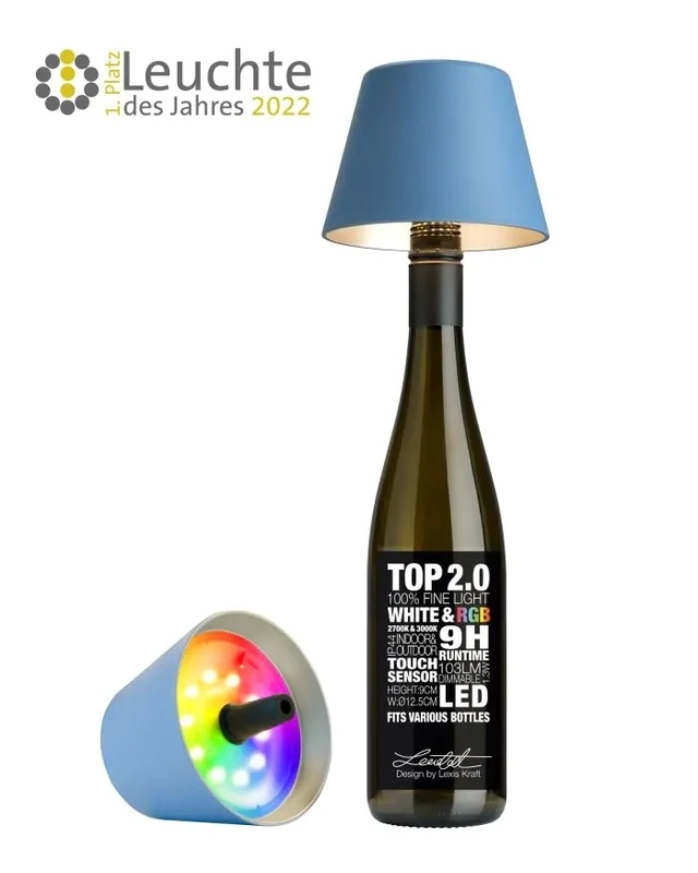 Lampada da tavolo Top 2.0 Led Blu - Sompex
