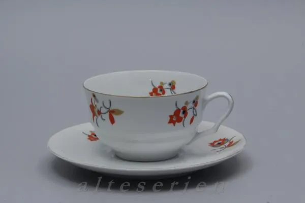 Teetasse mit Untere - Arzberg Form 1352 Art Deco