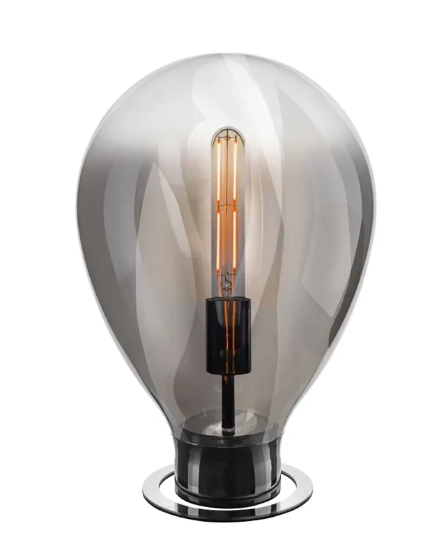 Lampada da tavolo Bolha Led Cromo 44 cm - Sompex