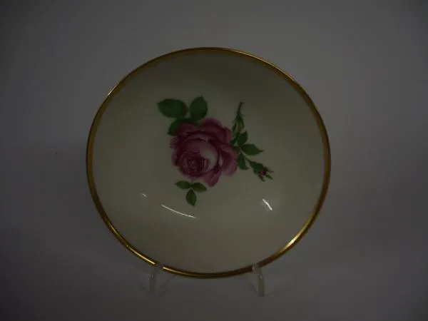 kleine runde Schale glatter Rand - Kaiser Rote Rose - 1531