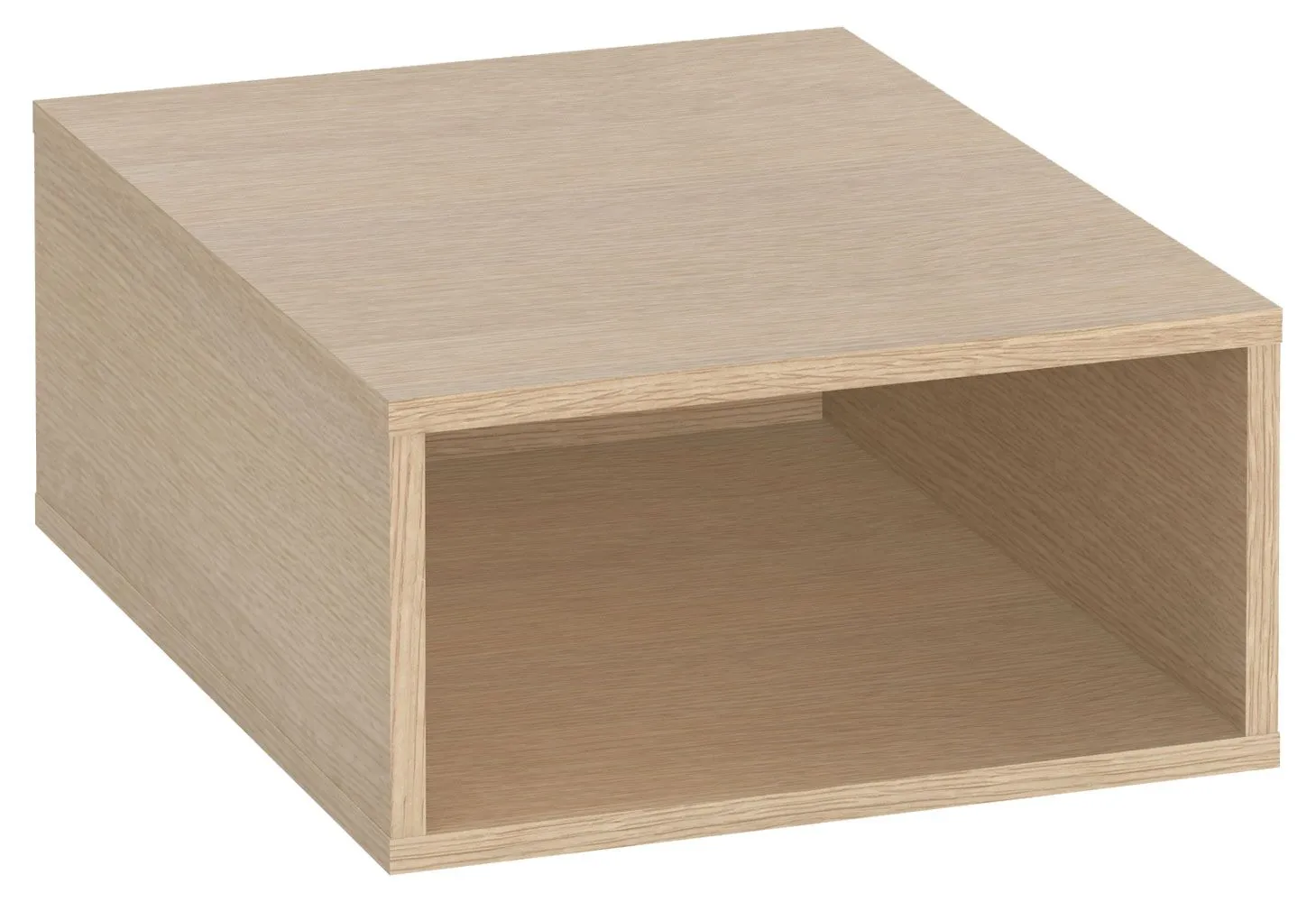 Aufbewahrungsbox klein Minnea, Farbe: Eiche - Abmessungen: 16 x 32 x 41 cm (H x B x T)