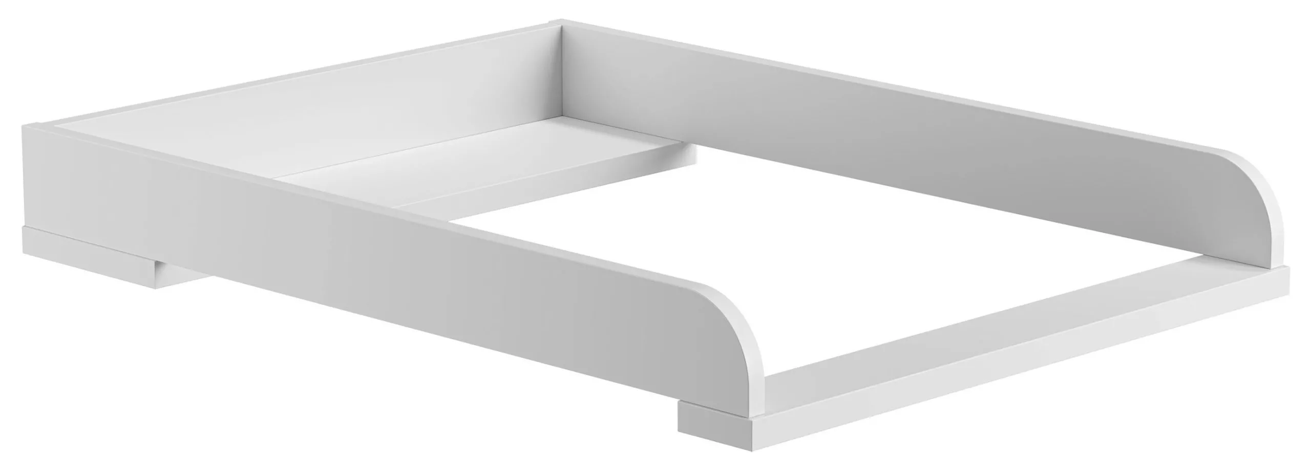 Wickelaufsatz Rilind, Farbe: Weiß - Abmessungen: 11 x 59 x 78 cm (H x B x T)