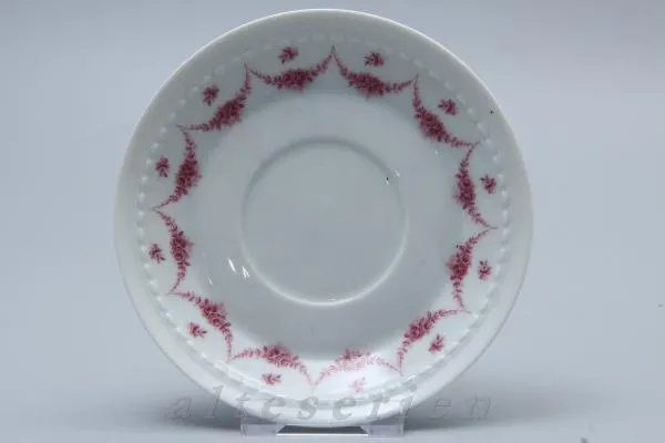 Kaffee- Untertasse - Fürstenberg Schloss Corvey Rosenranke 03089