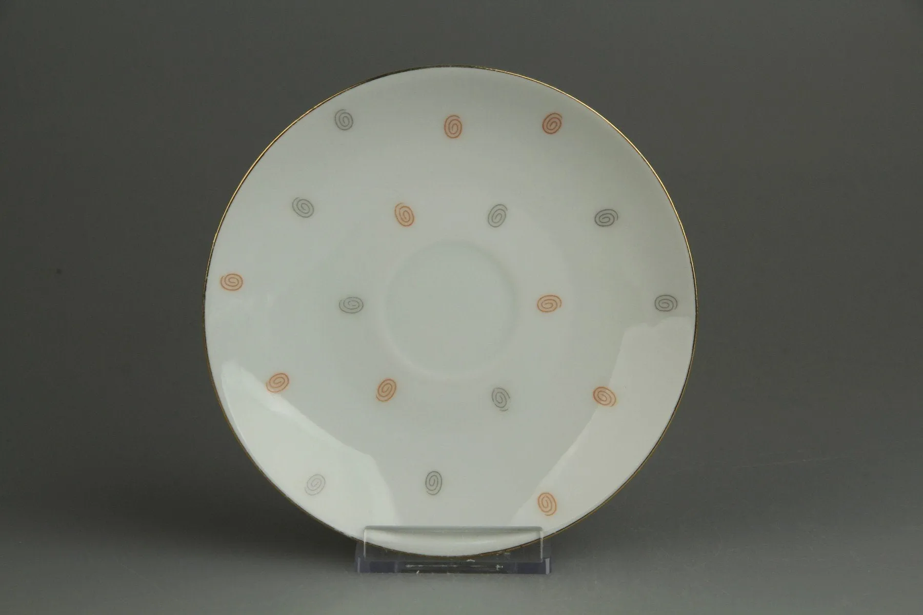 Untertasse für Tee - Arzberg Form 2000 Bunte Kringel