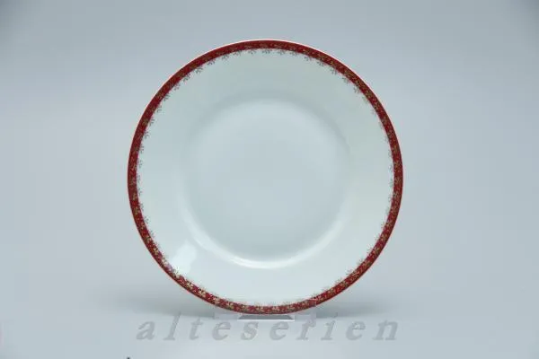 Brotteller - Rosenthal Empire Bordüre rot/gold - 1061/1742