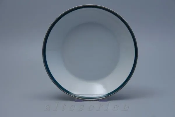 Suppenteller - Fürstenberg Victoria La Couronne 668 Grüner Rand 02701