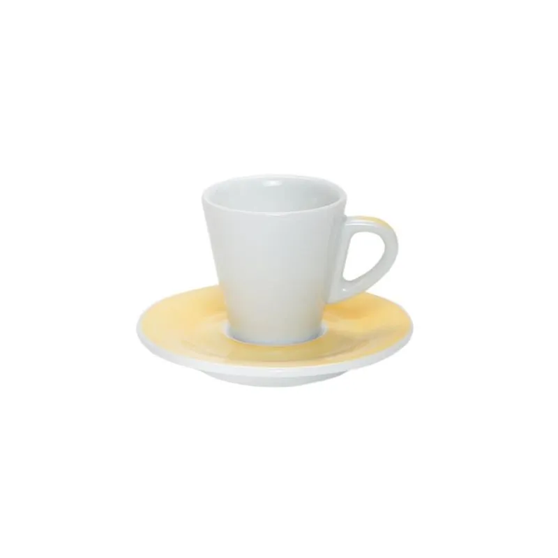 Tazza Cappuccino Con Piatto 19 cl Giallo Favorita - Ancap