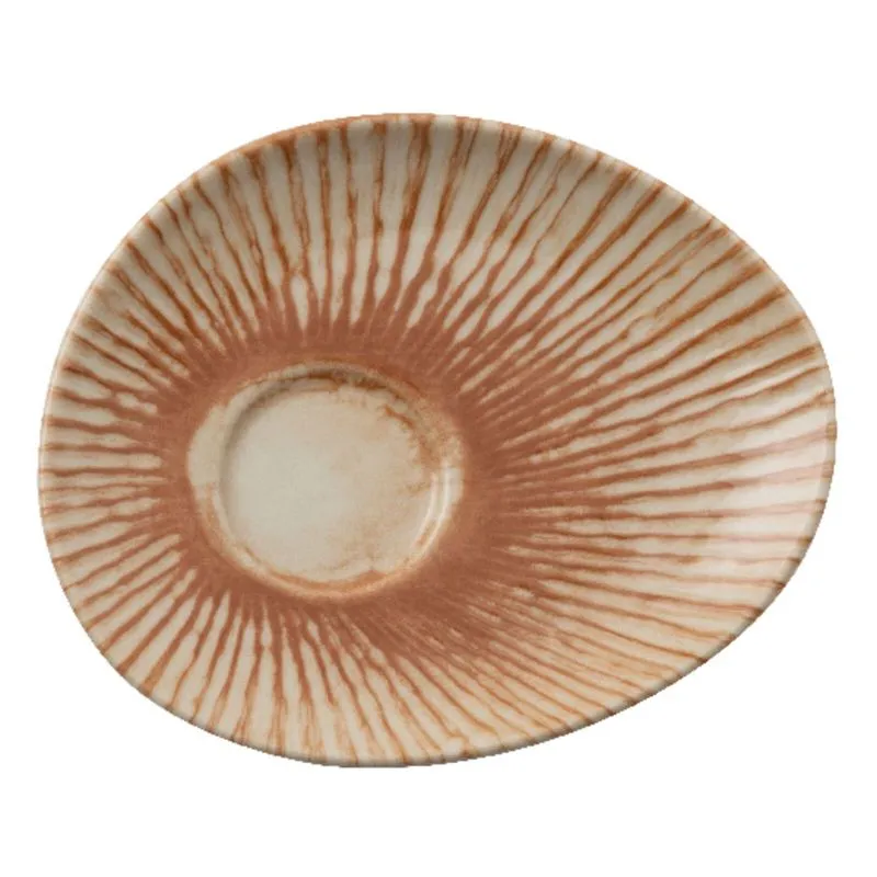 Arthur Krupp - Piattino organico 13,5 x 11 cm Sunlight Red