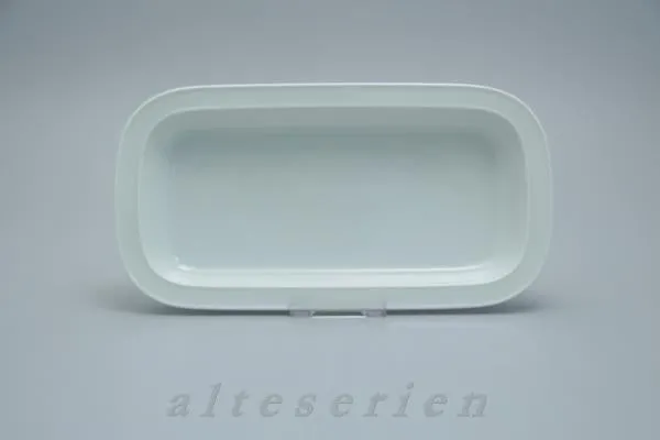 Beilagenschale mg 25 x 13 cm - Rosenthal Variation weiß / schwarz