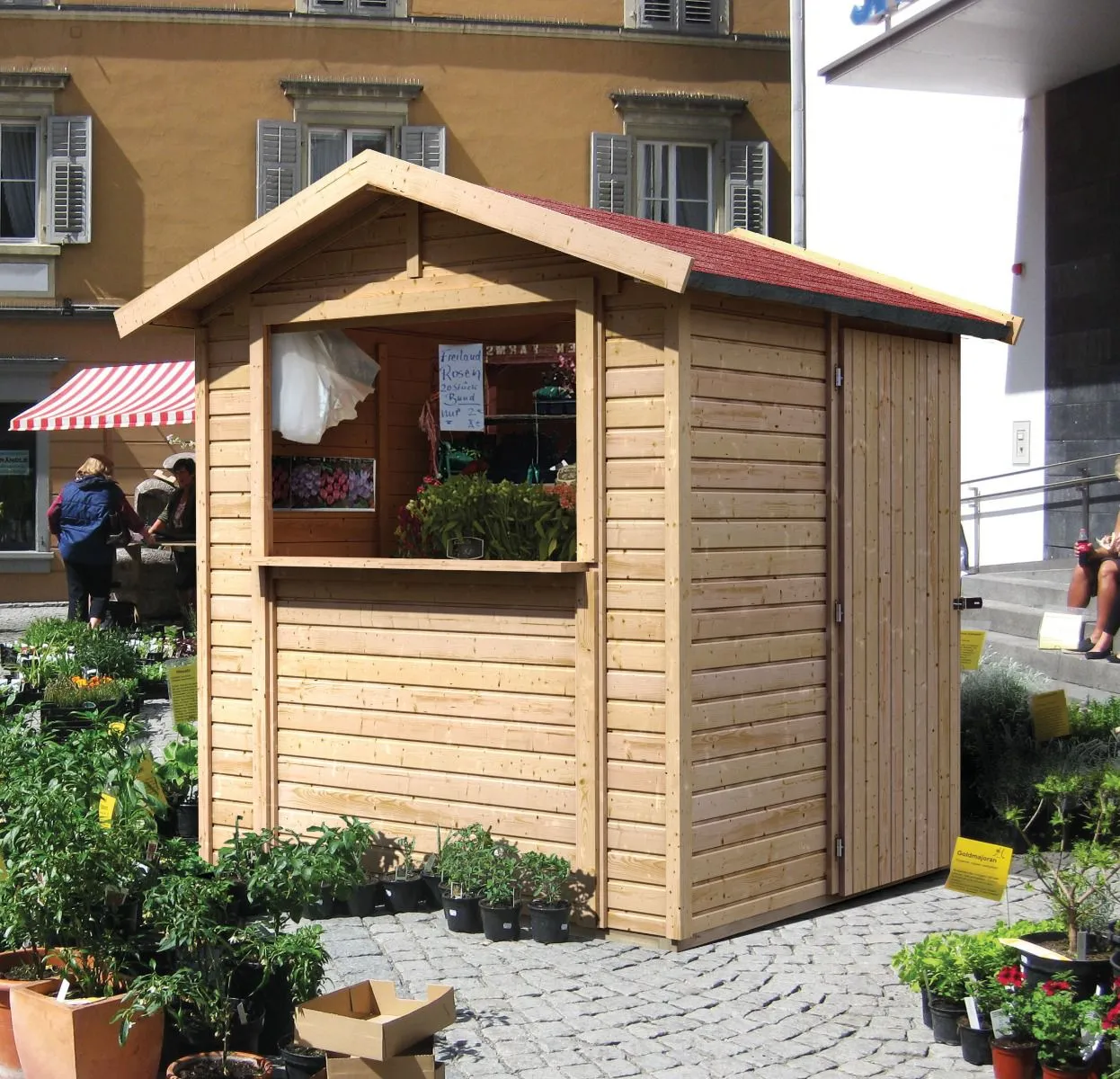 Verkaufshaus 1 naturbelassen, Grundfläche: 4,65m²