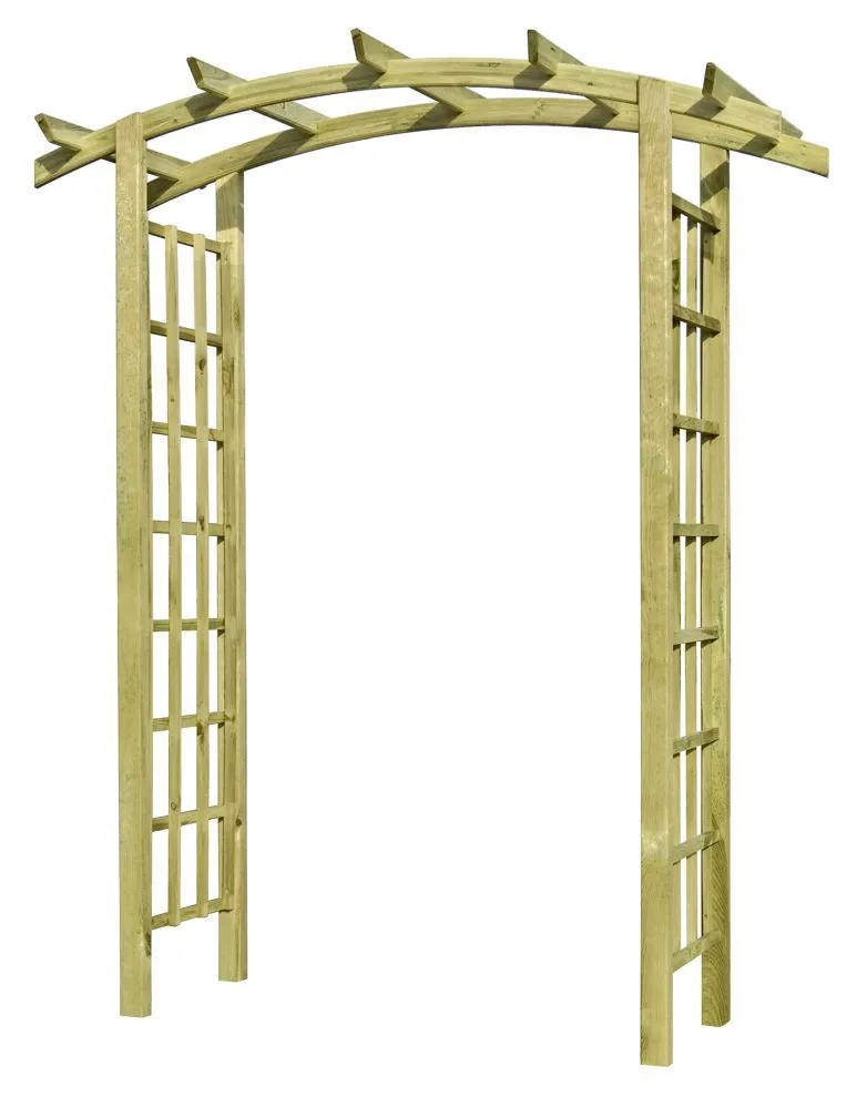 Pergola 01 - aus Kiefernholz - Abmessungen: 160 x 72 x 210 cm (B x T x H)