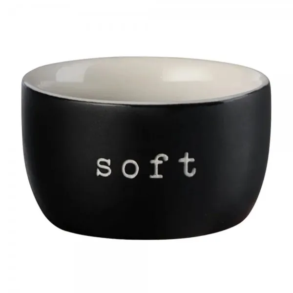 Asa Eierbecher hey! soft Schwarz