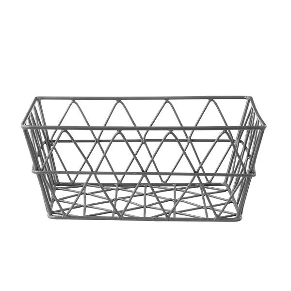 Bloomingville Aufbewahrungskorb Quadratisch Schwarz