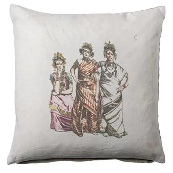 Bloomingville Day Birger et mikkelsen Kissenhülle Natya Dancers Tempeltänzer (50x50cm)