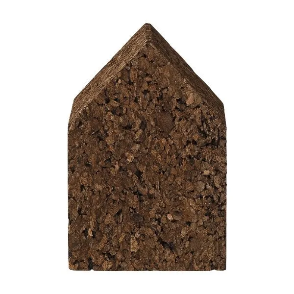 Bloomingville Deko Haus Kork Dunkelbraun