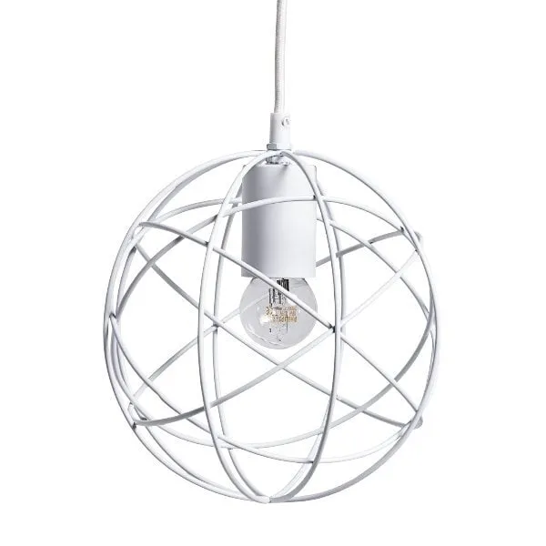 Bloomingville Pendelleuchte Pendant Weiß  (20cm)