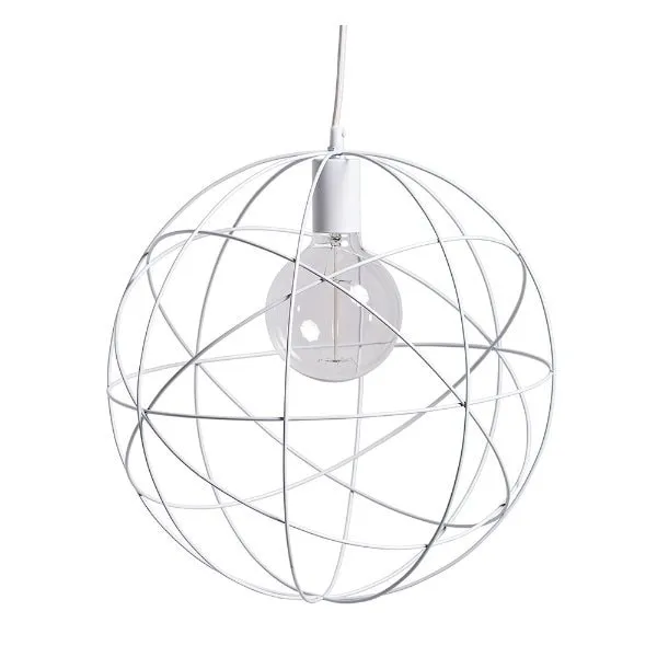 Bloomingville Pendelleuchte Pendant Weiß  (40cm)