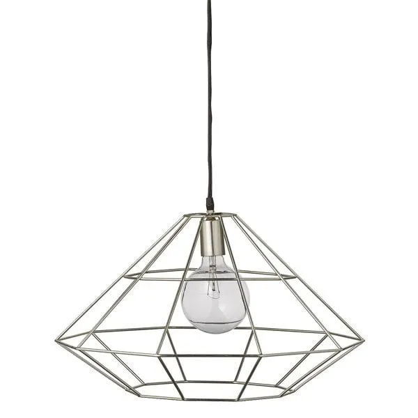 Bloomingville Pendelleuchte Pernille Silber (Groß)