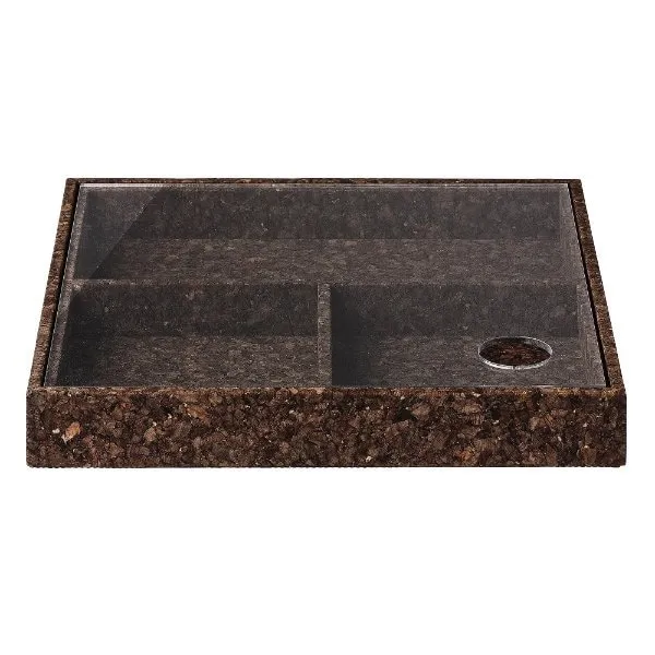 Bloomingville Schreibtisch Organizer Kork mit Deckel