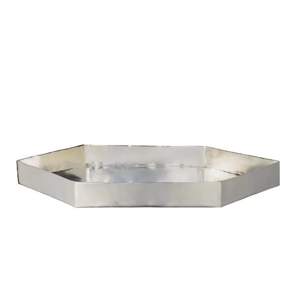 Bloomingville Tablett Metall Silber