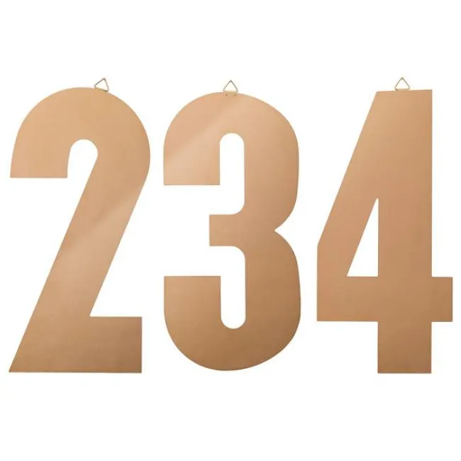 Bloomingville Wanddekoration Zahlen (3-teilig)